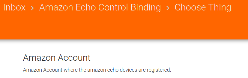 Screenshot Amazon Account Thing Creation
