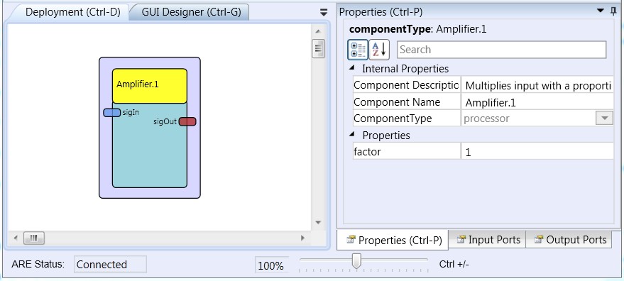 Screenshot: Amplifier plugin