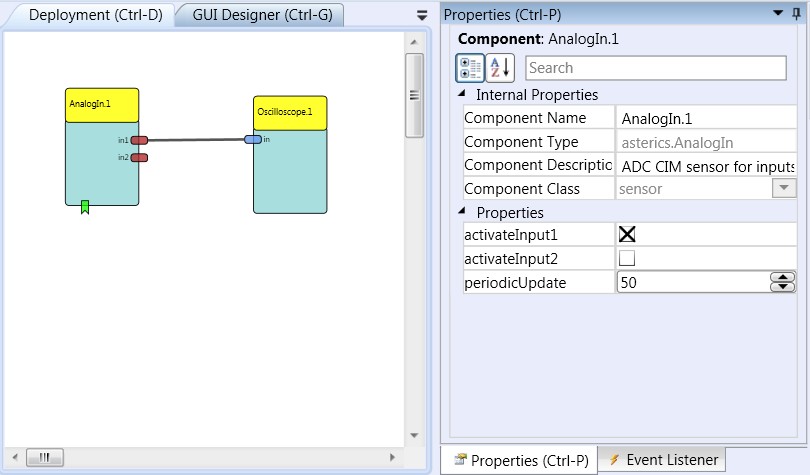 Screenshot: AnalogIn plugin