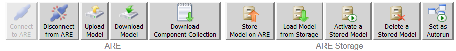 Screenshot: System Tab, ARE and ARE Storage Group