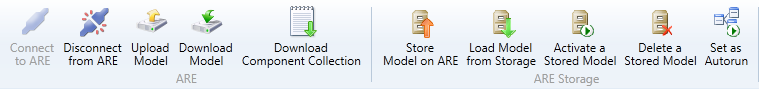 Screenshot: System Tab, ARE and ARE Storage Group