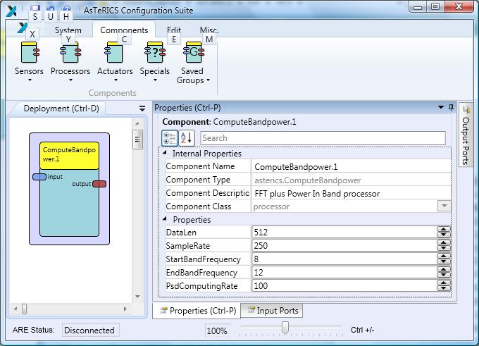 Screenshot: Compute Bandpower plugin