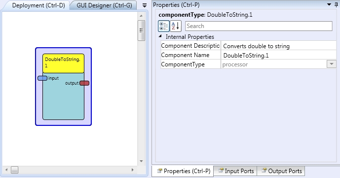 Screenshot: DoubleToString plugin