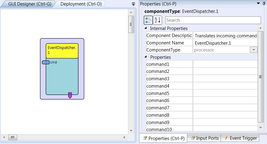 Screenshot: EventDispatcher plugin