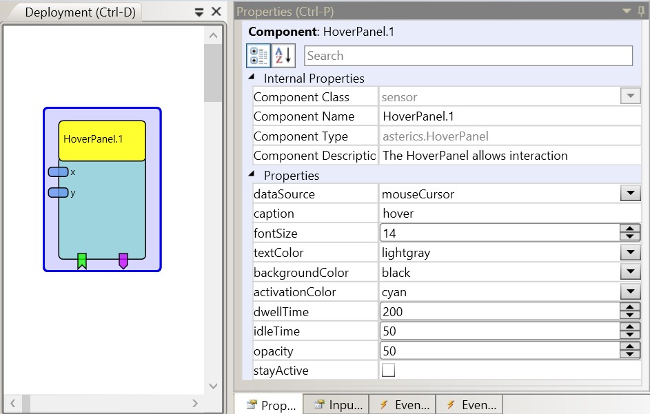 Screenshot: HoverPanel plugin