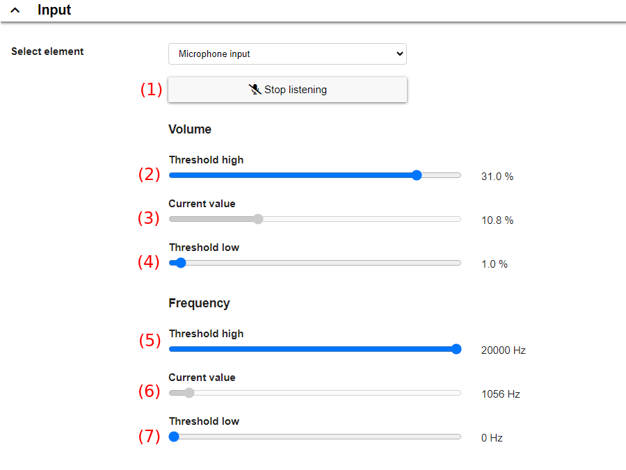 input event keypress options