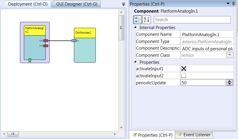 Screenshot: PlatformAnalogIn plugin