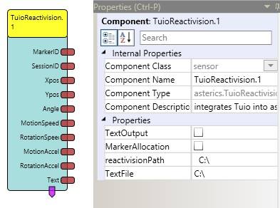 Screenshot: TuioReactivision plug-in