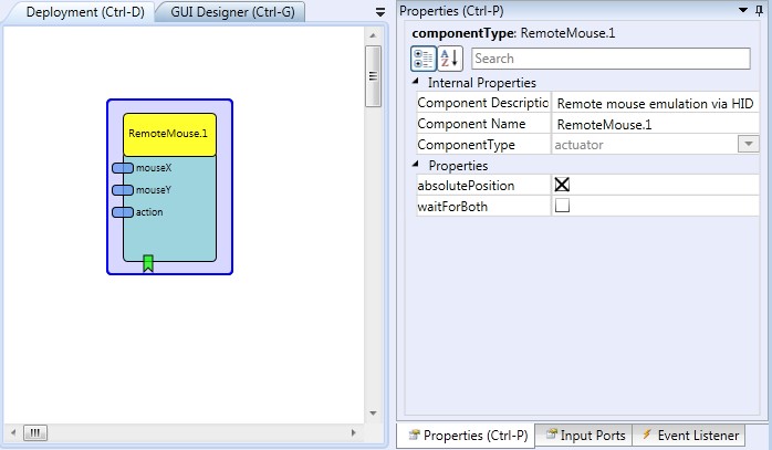 Screenshot: RemoteMouse plugin