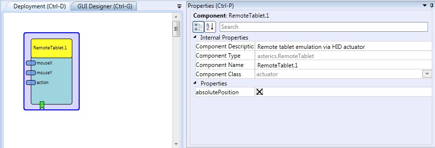 Screenshot: RemoteTablet plugin