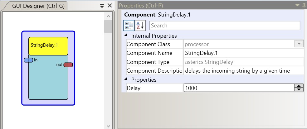 Screenshot: StringDelay plugin