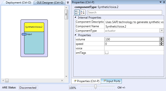 Screenshot: SyntheticVoice plugin