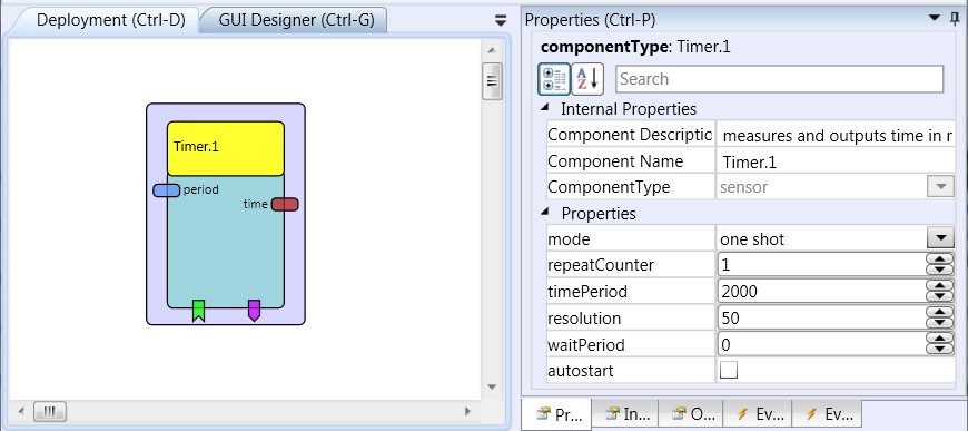 Screenshot: Timer plugin