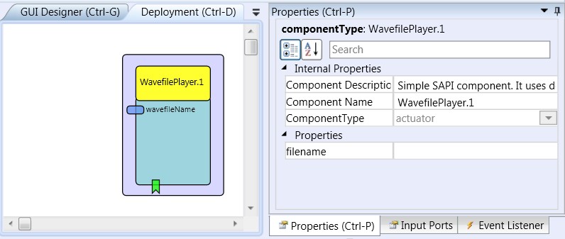 Screenshot: WavefilePlayer plugin