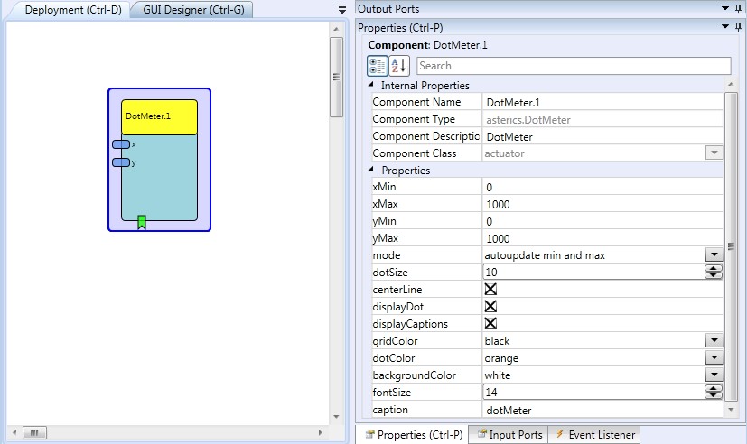 Screenshot: DotMeter plugin