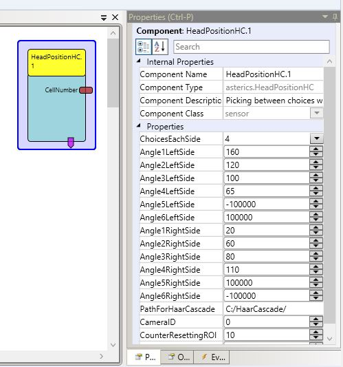 Screenshot: HeadPositionHC plug-in