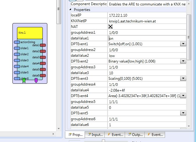 Screenshot: KNX plugin