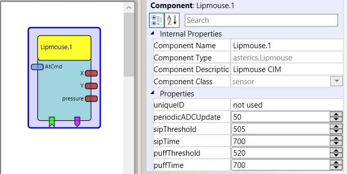 Screenshot: Lipmouse plugin