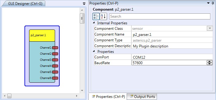 Screenshot: OpenEEG P2Parser plugin