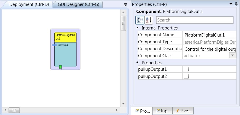 Screenshot: PlatformDigitalOut plugin