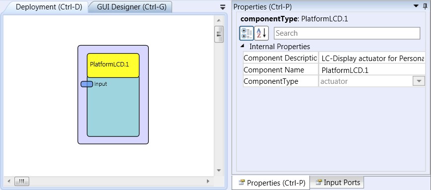 Screenshot: PlatformLCD plugin