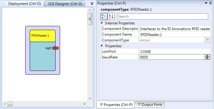 Screenshot: RFIDReader plugin