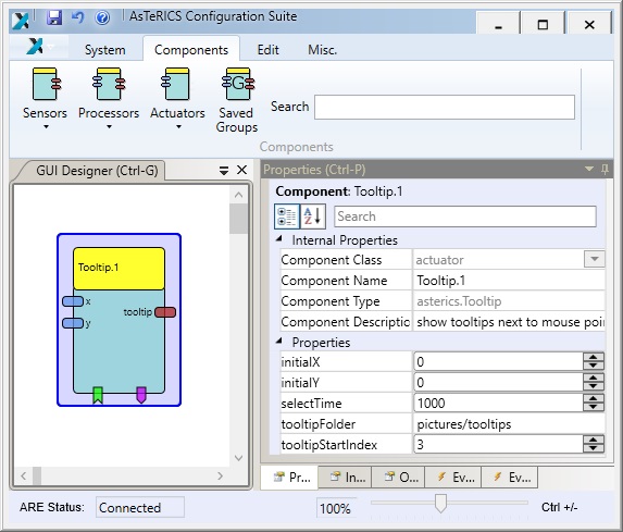 Figure 1, Screenshot: Tooltip plugin