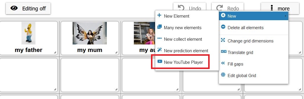 action youtubeplayer